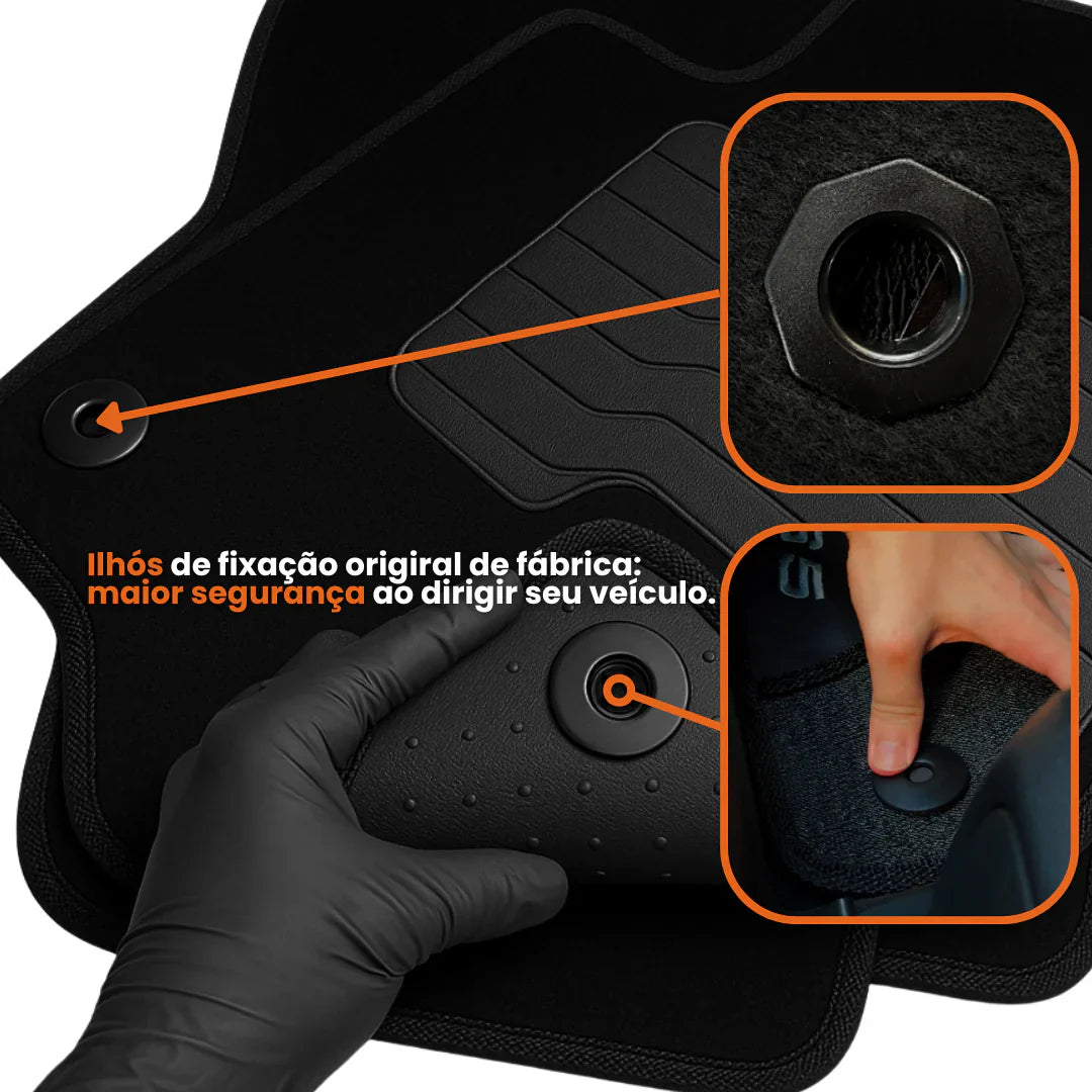 TAPETE CARPETE 4 PEÇAS