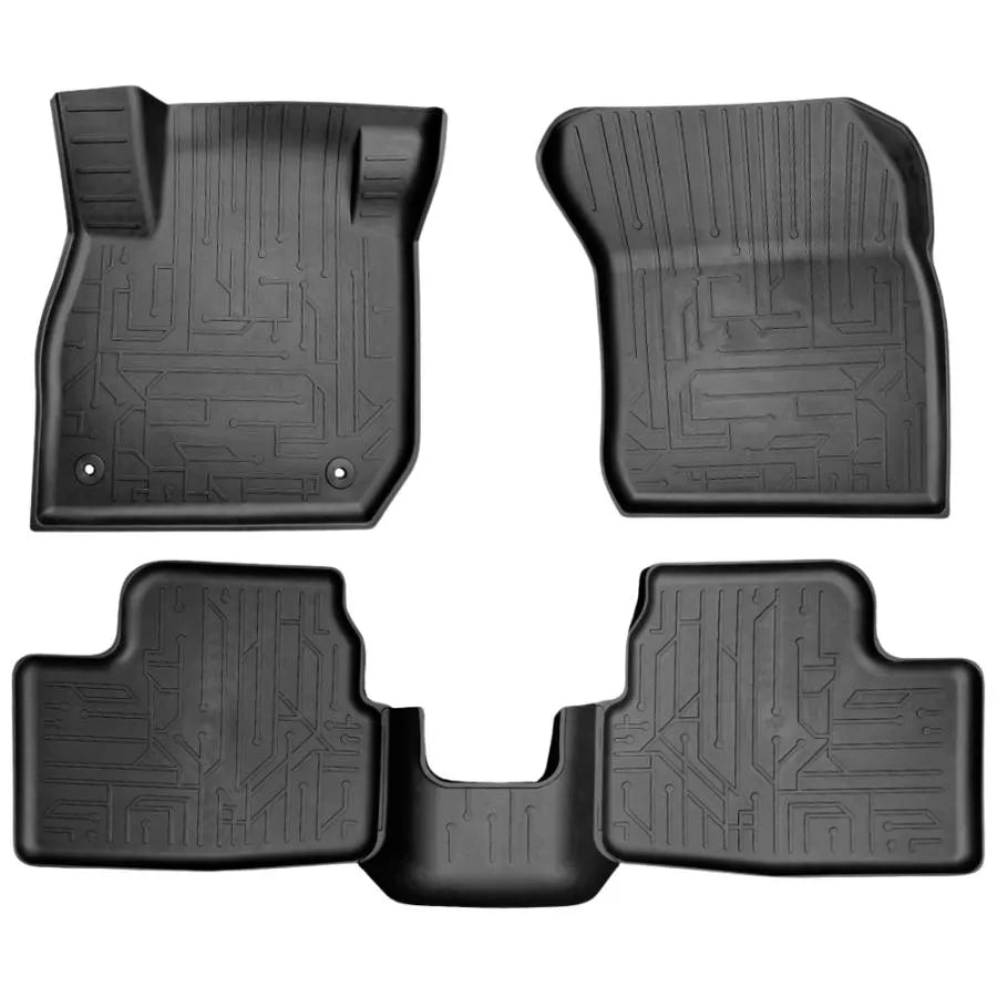 TAPETE BANDEJA BORRACHA PREMIUM 5 PEÇAS