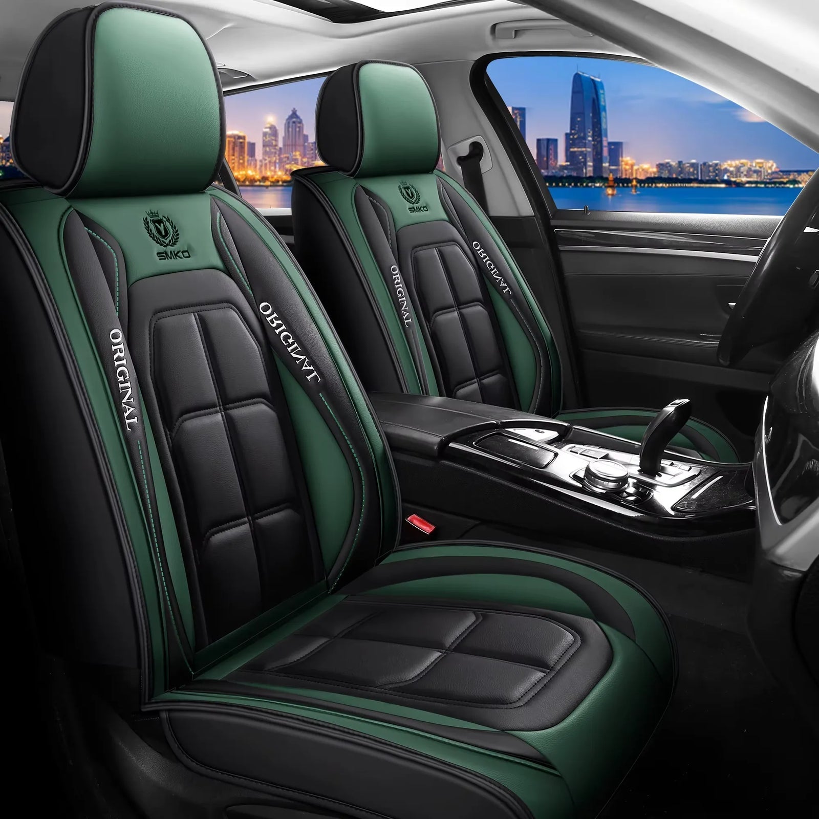 Kit Novren™ — Capas de Couro Premium + Tapetes e Capa de Volante GRÁTIS